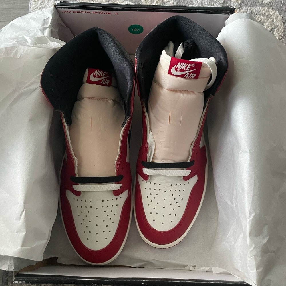 NWT Nike Air Jordan 1 Retro OG Lost & Found Sneakers DZ5485-612 Men's size 11 - Picture 2 of 6